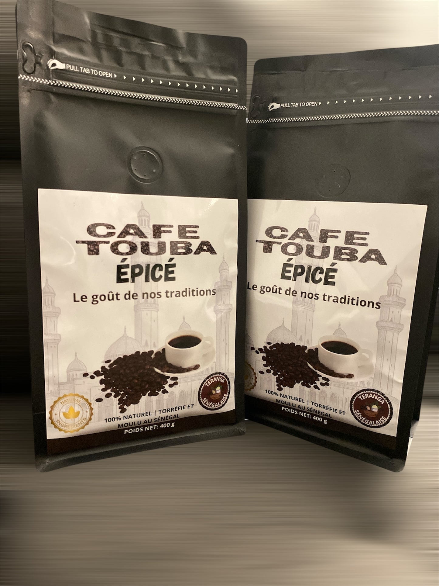 Café Touba du Sénégal - Café épicé (clou de girofle et poivre de Guinée - Café moulu