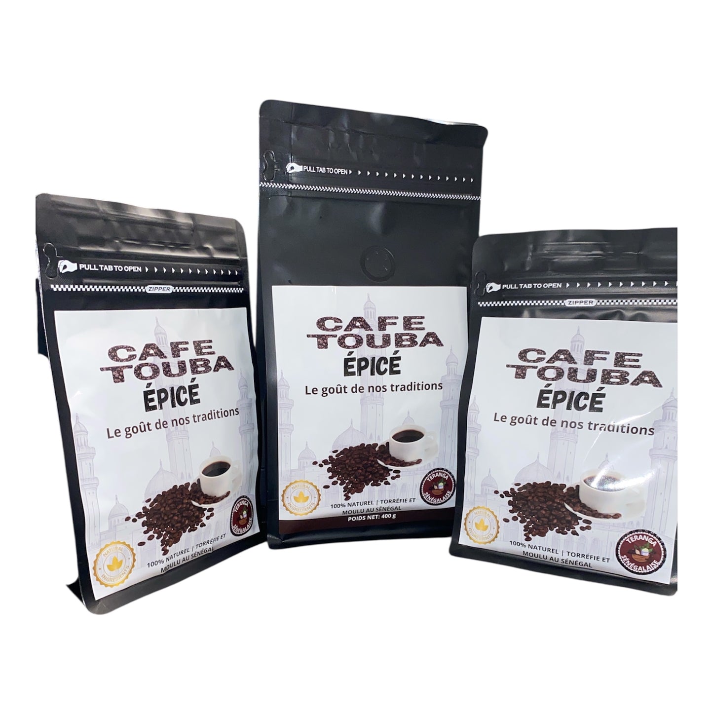 Café Touba du Sénégal - Café épicé (clou de girofle et poivre de Guinée - Café moulu