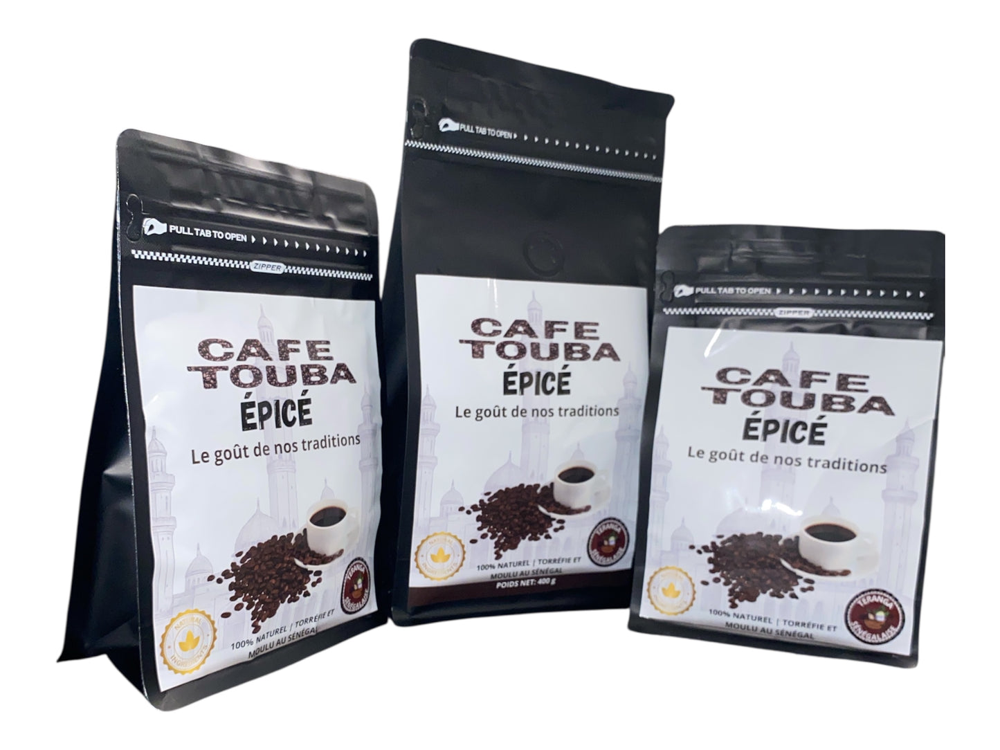 Café Touba du Sénégal - Café épicé (clou de girofle et poivre de Guinée - Café moulu