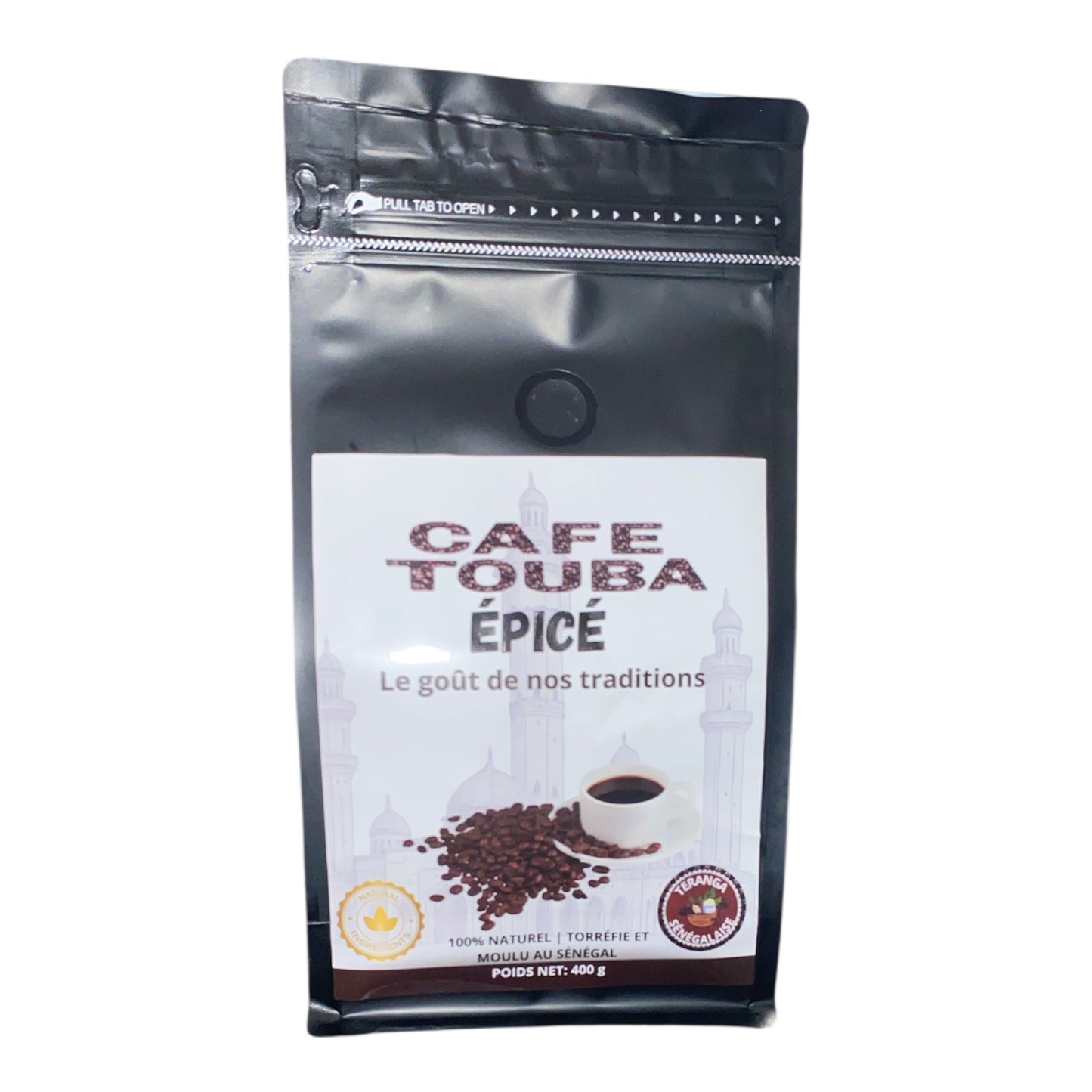 Café Touba du Sénégal - Café épicé (clou de girofle et poivre de Guinée - Café moulu