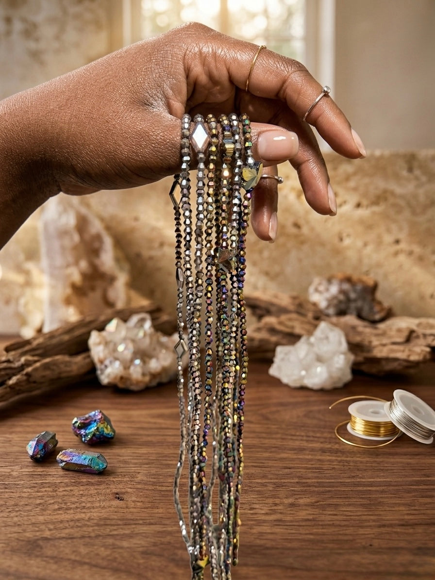 Baya - chaîne de ventre - Chaîne de taille - perles de séduction- Baya Chaîne de taille perle cristal