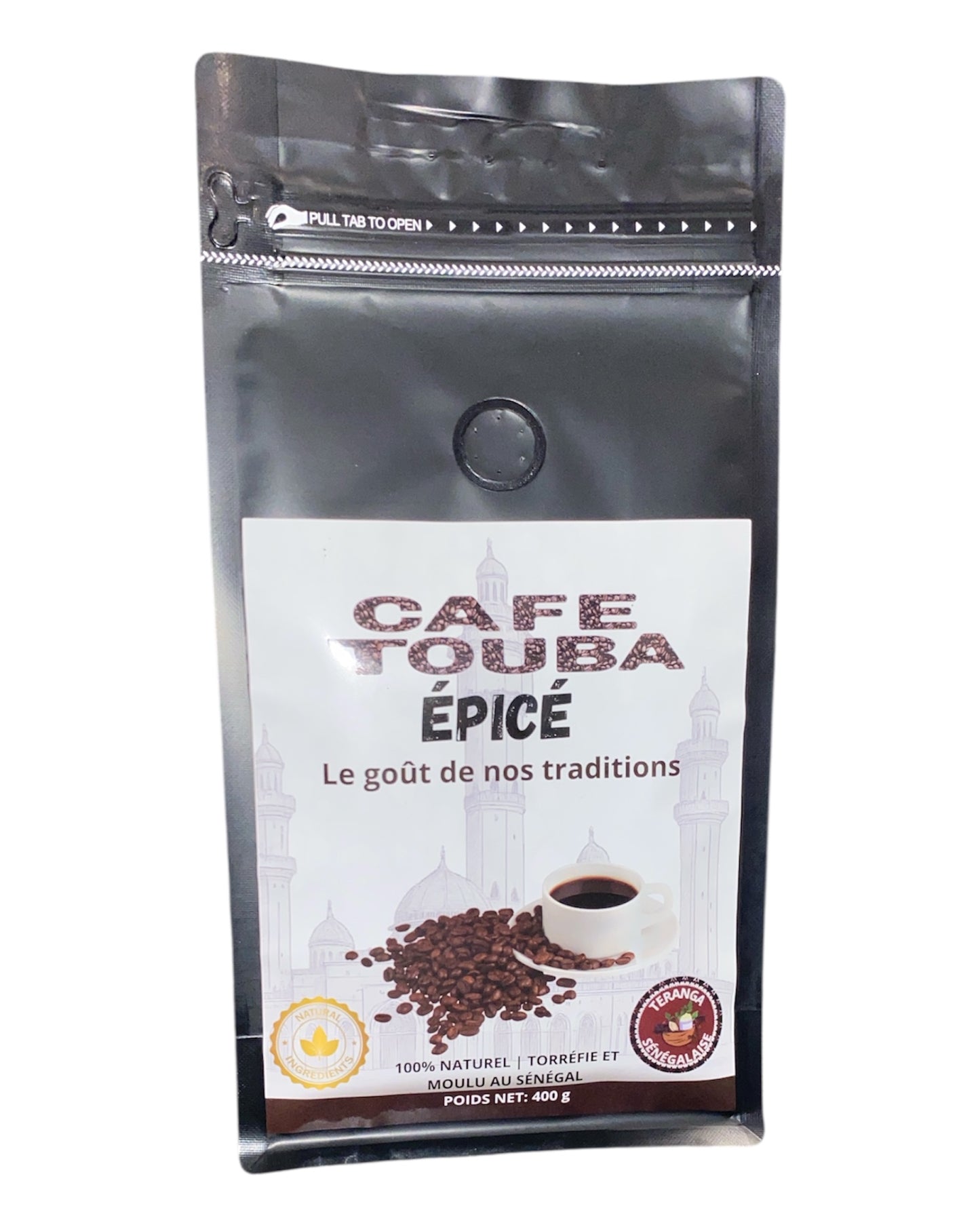 Café Touba du Sénégal - Café épicé (clou de girofle et poivre de Guinée - Café moulu