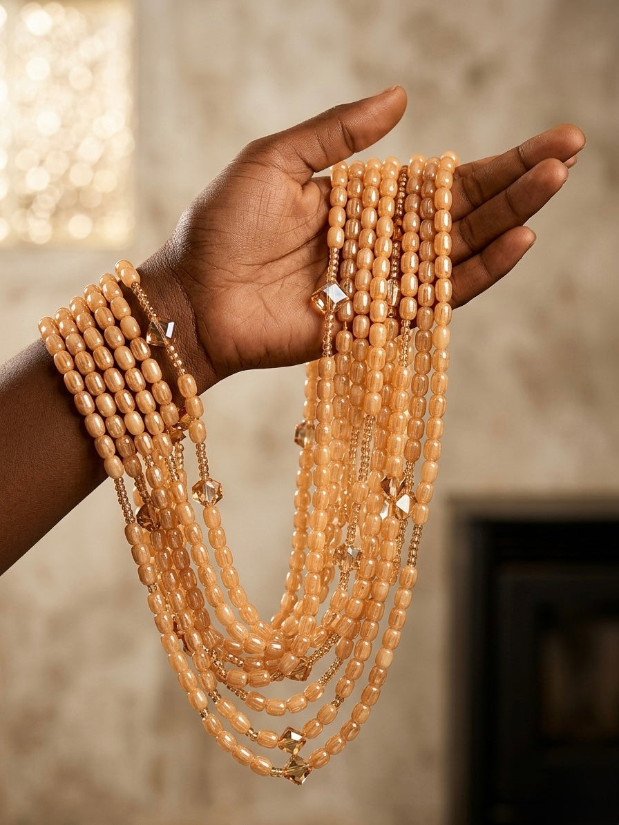Baya - chaîne de ventre - Chaîne de taille - perles de séduction- Baya Chaîne de taille perle cristal