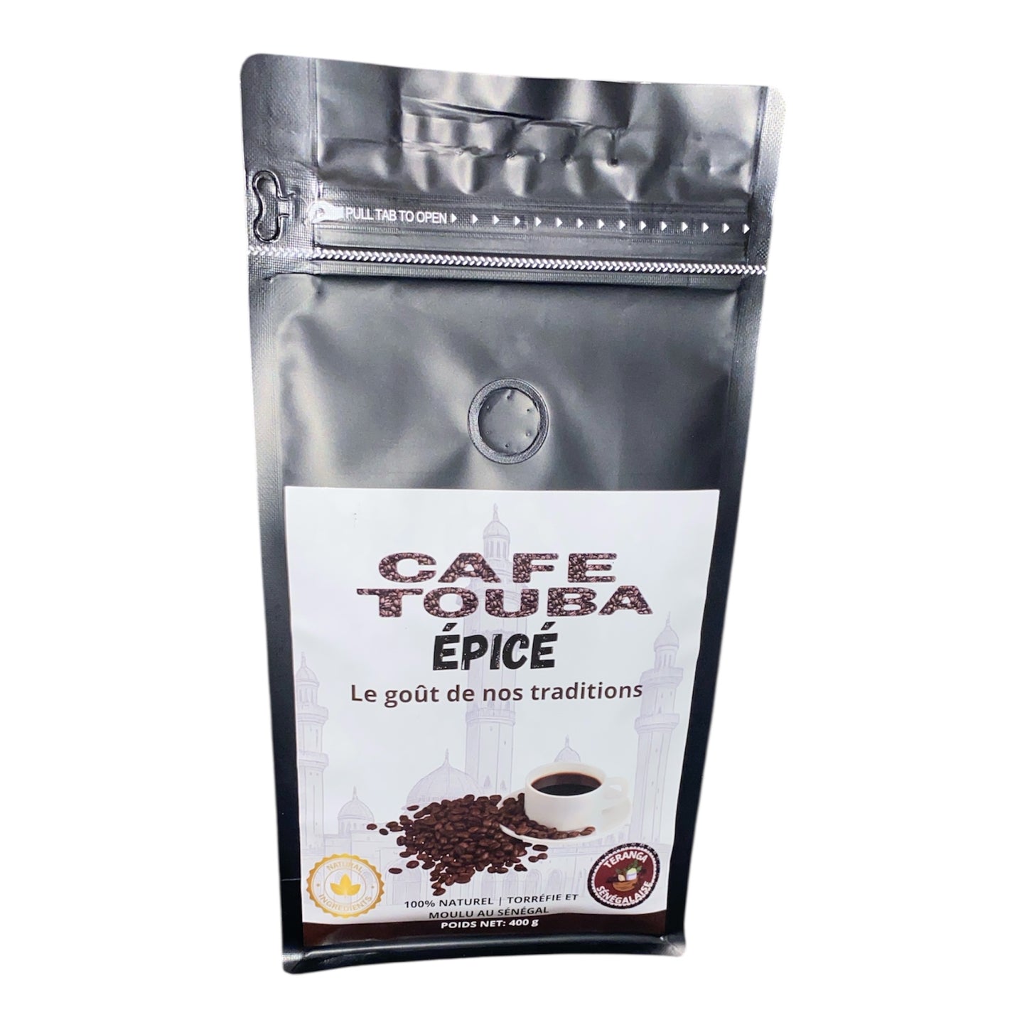 Café Touba du Sénégal - Café épicé (clou de girofle et poivre de Guinée - Café moulu