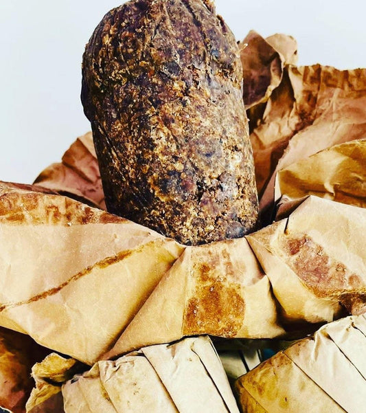Savon noir africain du Ghana - Savon Naturel et artisanal - Bloc artisanal 1 kg
