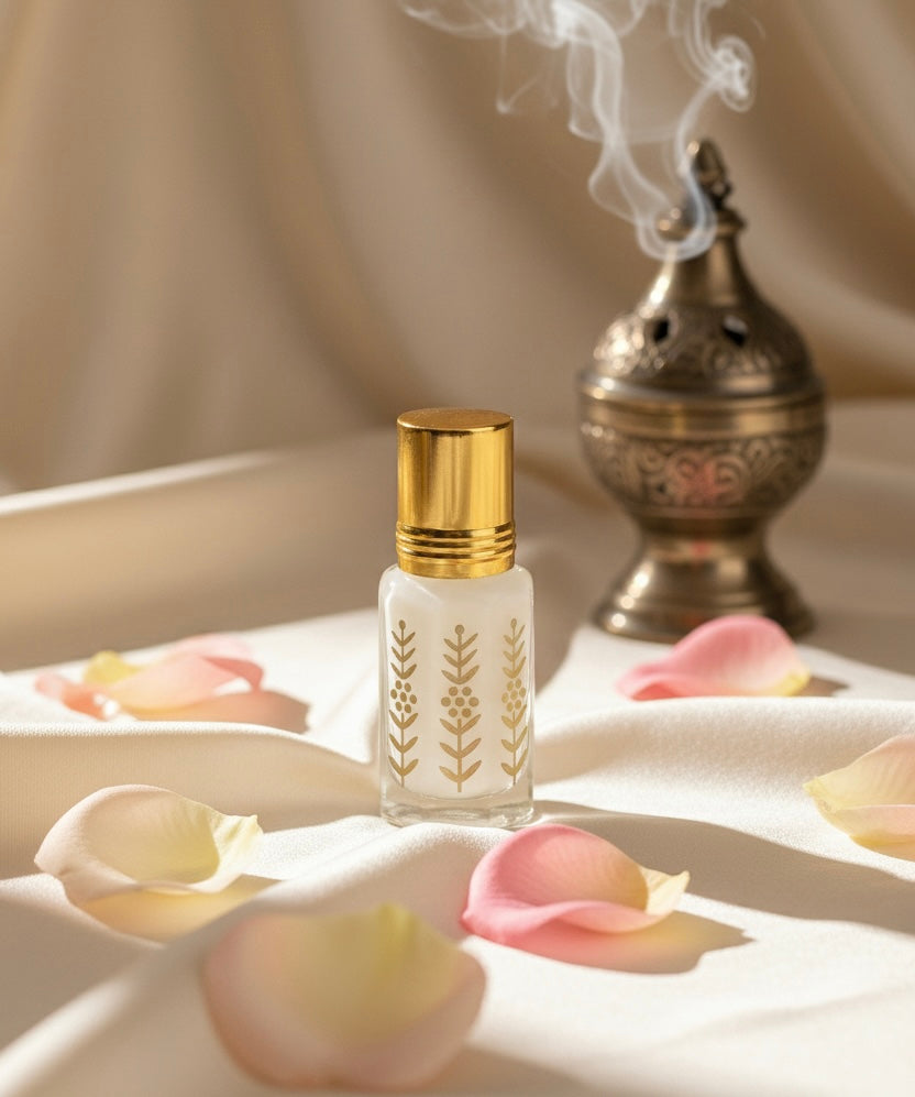 Musc Al Tahara venant des émirats, huile de musc blanc pure, huile de parfum épaisse haute qualité